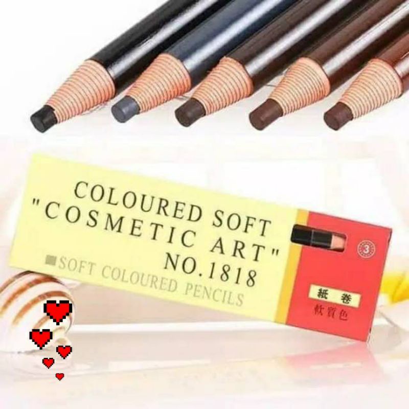 Eyebrow benang Hengsi Pensil Alis Kosmetik Mata Makeup Make Up