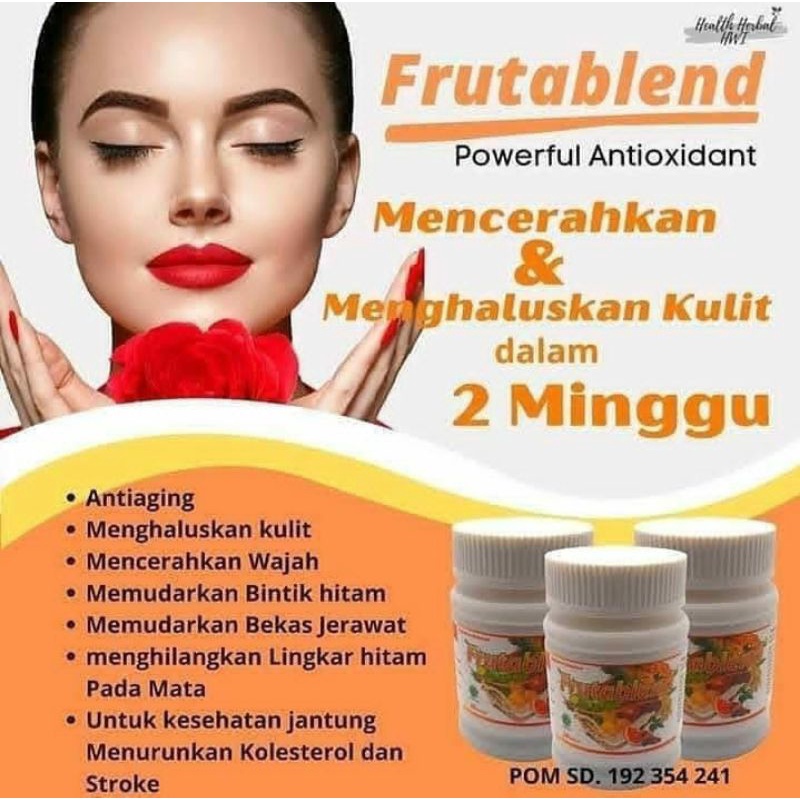 COD FRUTABLEND SUPLEMEN PENCERAH KULIT ORI MEMBER HWI