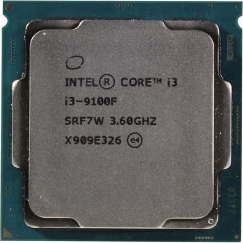 Processor Intel Core i3 9100F Tray Socket LGA 1151 Not 9100