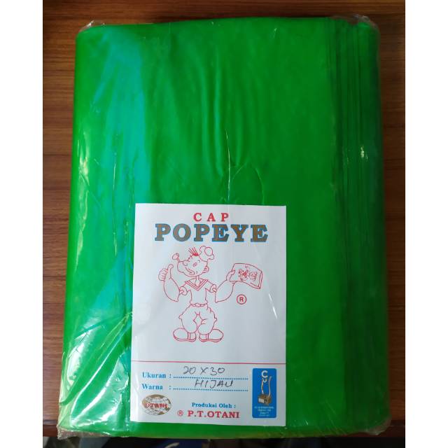 Plastik Shopping Bag Cap Popeye 20x30 (150 lembar)