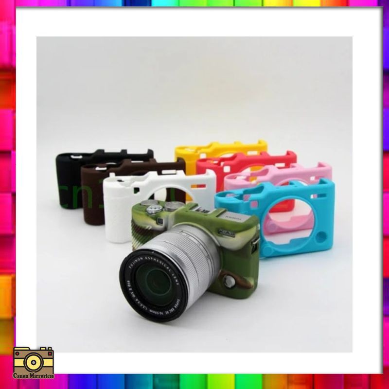 kamera Mirrorless Silicone Camera Case Bag Cover for Fujifilm XA10 XA3 Camera In 6 Colors
