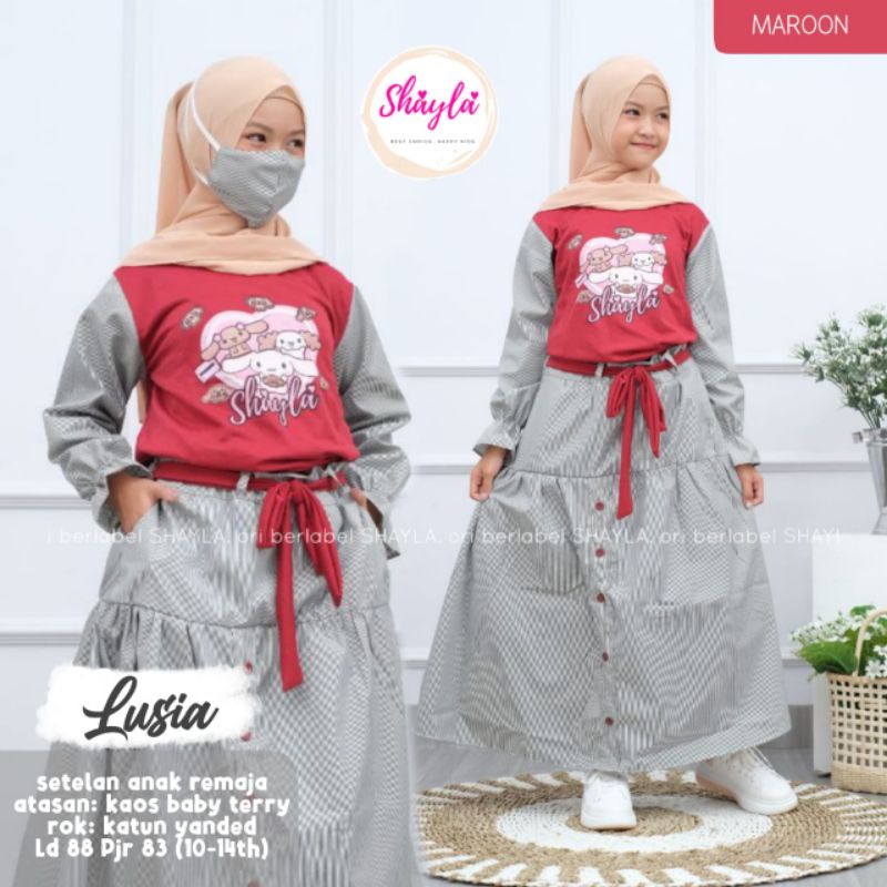 SETELAN REMAJA LUSIA / SETELAN ANAK PEREMPUAN LUSIA