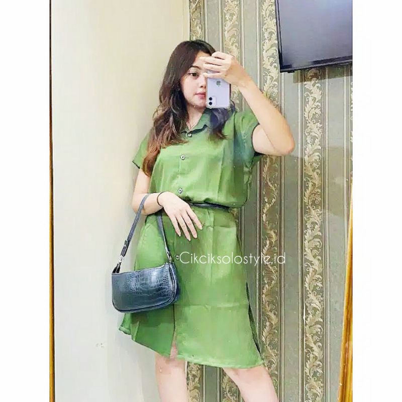 DRESS MURAH // SYFANA MAXI DRESS / GABRIELLE PLEATED BUTTON MIDI DRESS / ADENA MIDI DRESS