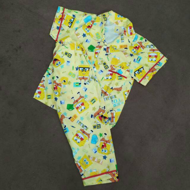 Piyama nak Junior / Baju Tidur Anak Junior Umur 6 -12 thn