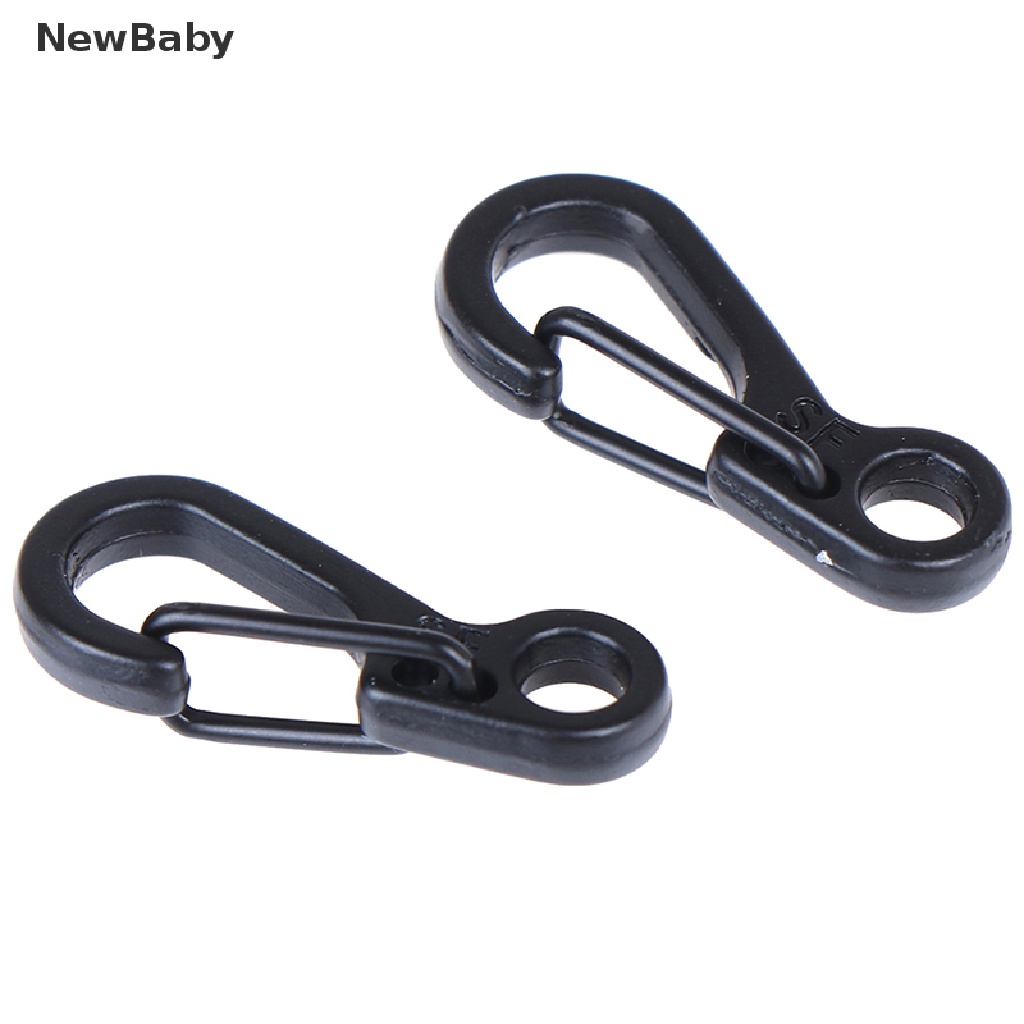 10pcs Klip Carabiner Mini Untuk Gantungan Kunci Camping