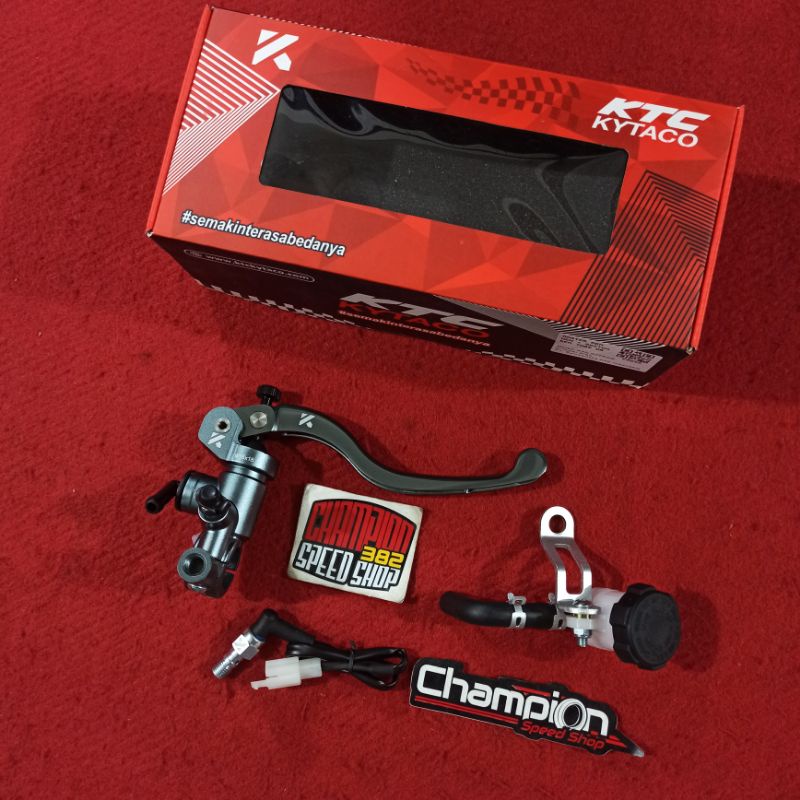 Master Rem Radial Kanan KTC Kytaco New 7NB 14mm Grey + Switch Rem Drat Kasar KTC Kytaco Universal