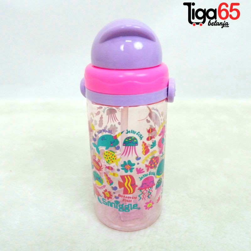 365 Botol Minum Anak Sedotan Motif Kartun BPA Free 650ml / Water Bottle 868 / Water Bottle 862