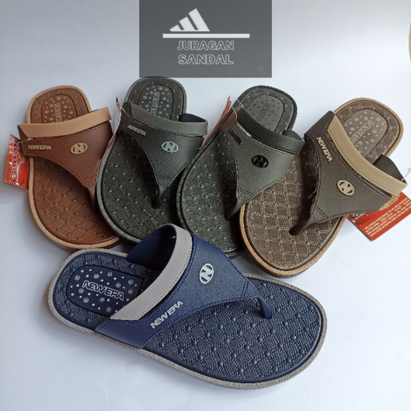 sandal jepit pria / sandal jepit karet / sandal kasual pria / sandal new era mb 8029