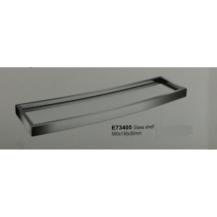 Rak Kaca/Glass Shelf Minimalis Elite E73405