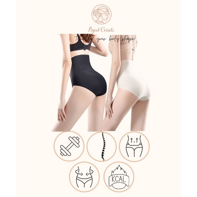 Byeol Corsets Slimming Corset Korset Kolor Pelangsing Underwear Shaper Seamless Kolor Tipis Celana Dalam Korset Ultra Thin Tipis Seamless