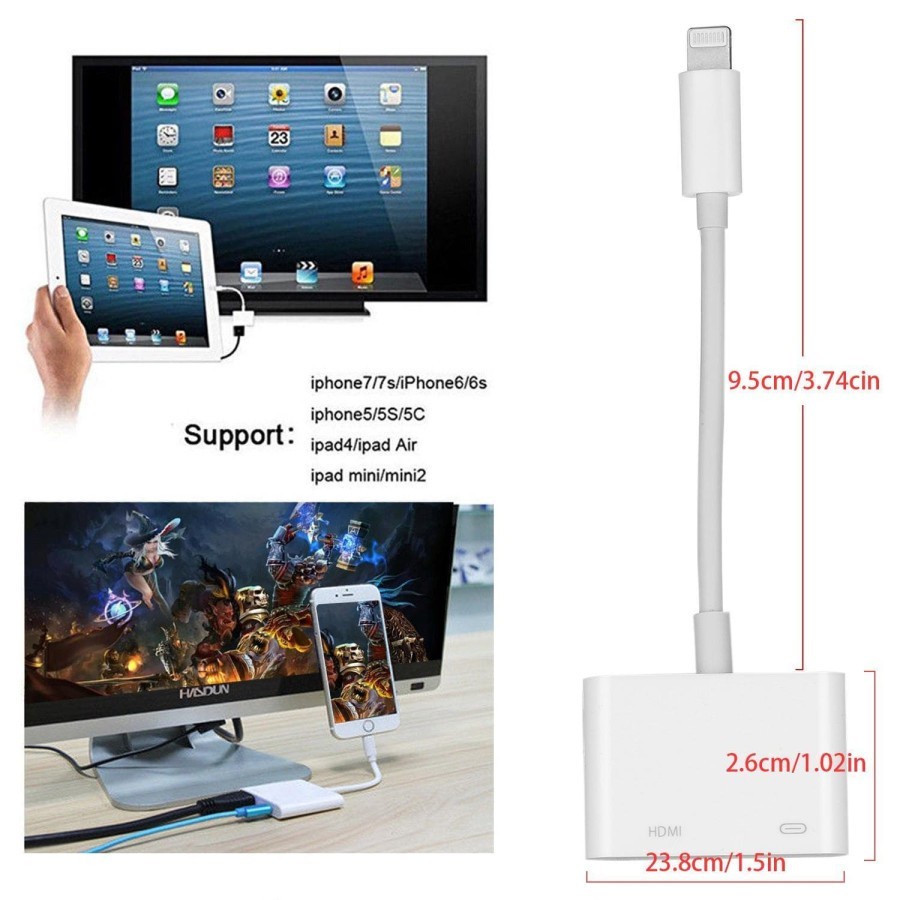 Converter Lightning to HDMI Digital AV Adapter