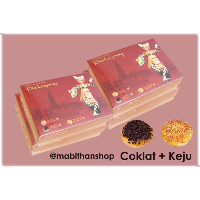 

Pia Legong Bali Mix 4 Coklat + 4 Keju