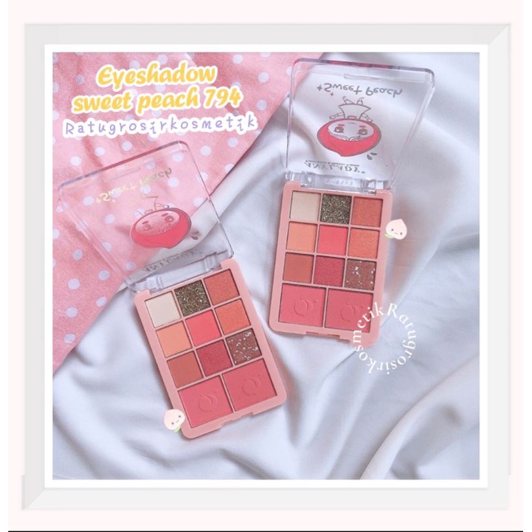 PROMO!!!EYESHADOW PALETTE SWEET PEACH ANYLADY NO.794