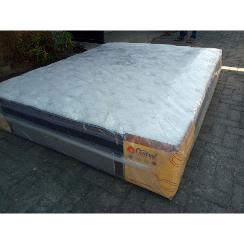 Original promo Central Dominiq Pocket spring Jumbo Pillow Top 200x200 kasur spring bed