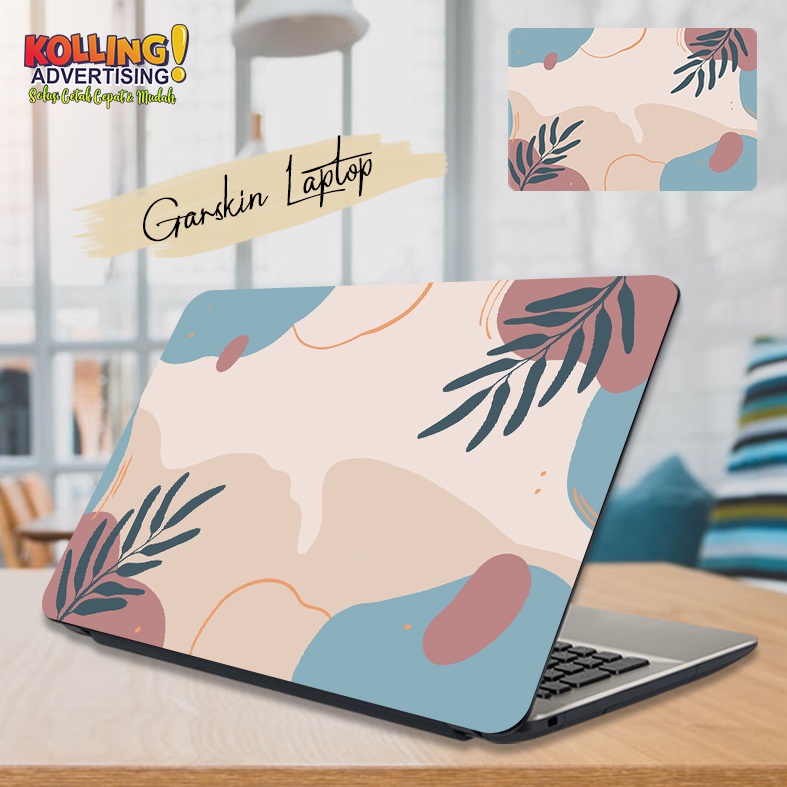 Garskin Laptop Aesthetic Cream Blue Skin Laptop Stiker Laptop