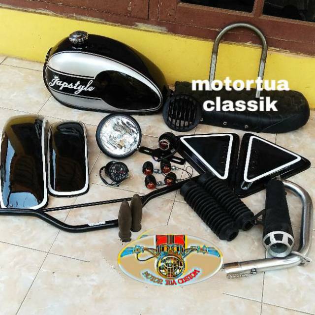 Paket body japstyle triumph gl 100 vixion byison thunder 125 scorpio