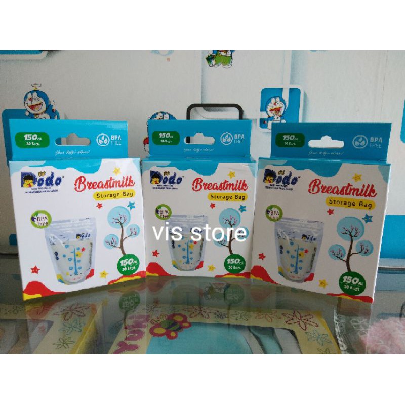 dodo breast milk storage bag 150 ml kantong ASI