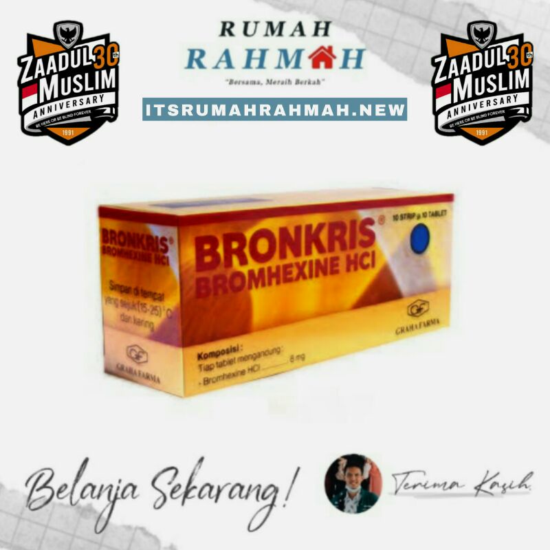 Obat 8 mg apa bromhexine hcl bronkris BISOLVON 8MG