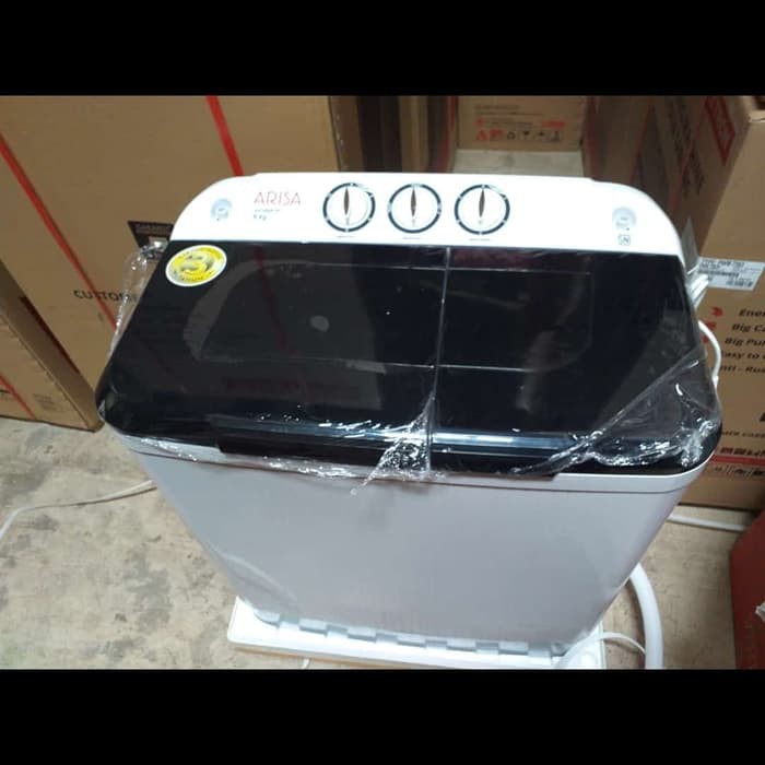 Mesin cuci arisa 8898 8KG 8 kg 2 Tabung low 120 watt murah bandung