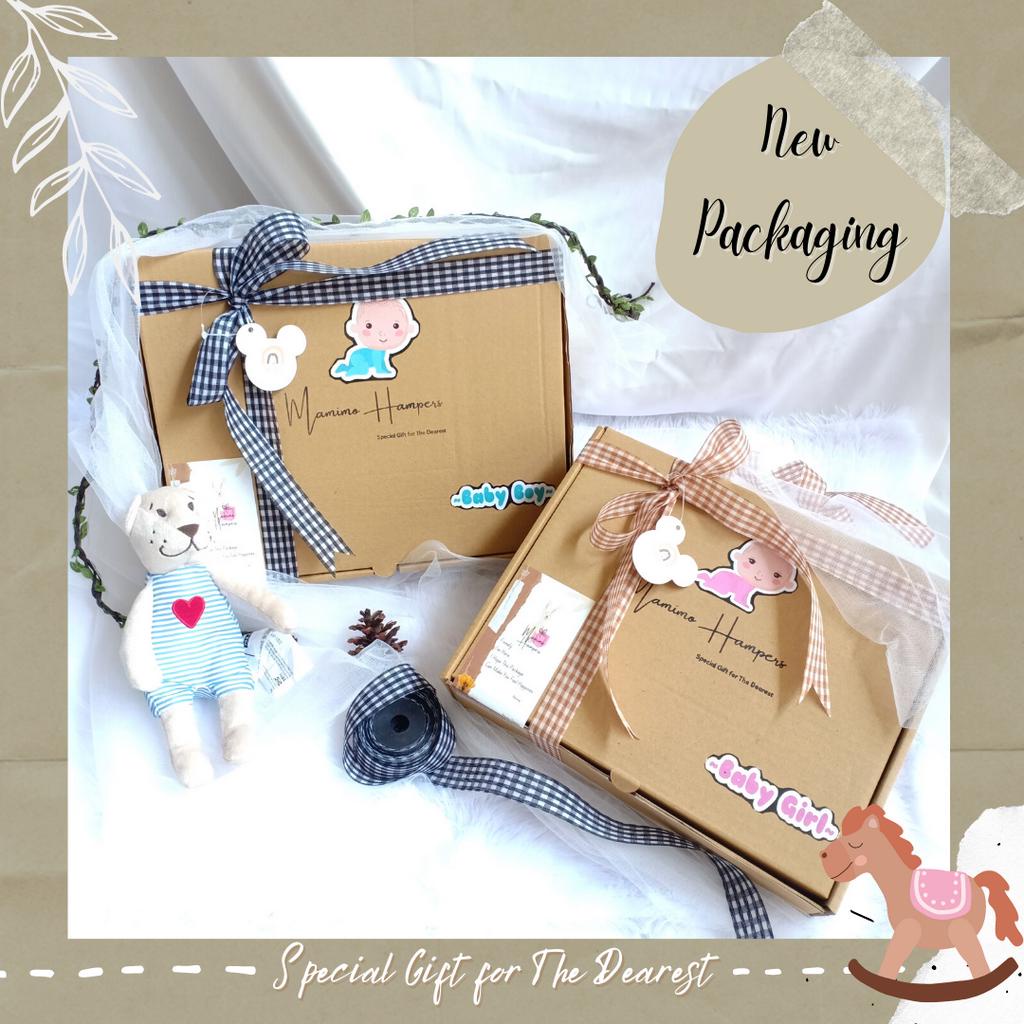 Hampers Bayi Premium Series Selimut dan Piyama Fluffy |  Newborn Gift Set | Kado bayi - By Mamimohampers