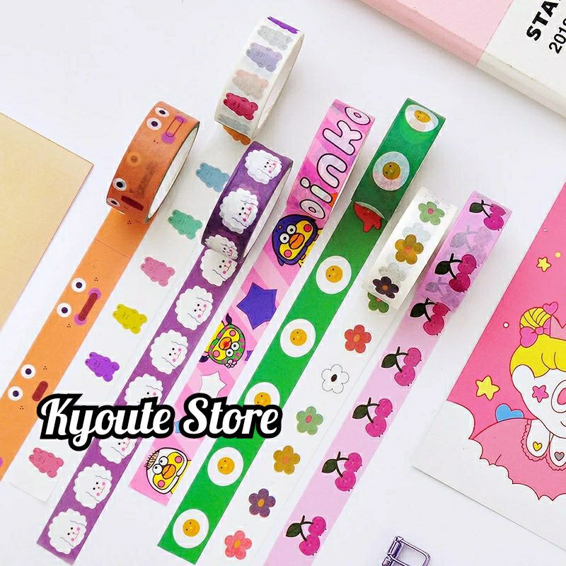 

Washitape Lucu Kawaii Decoration Tape Masking Tape Cute Cartoon Art