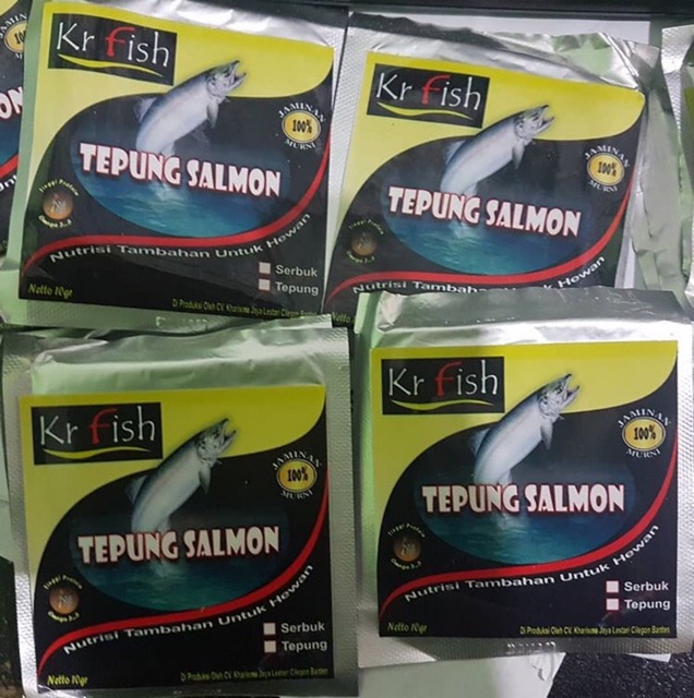 Tepung ikan salmon 100% murni