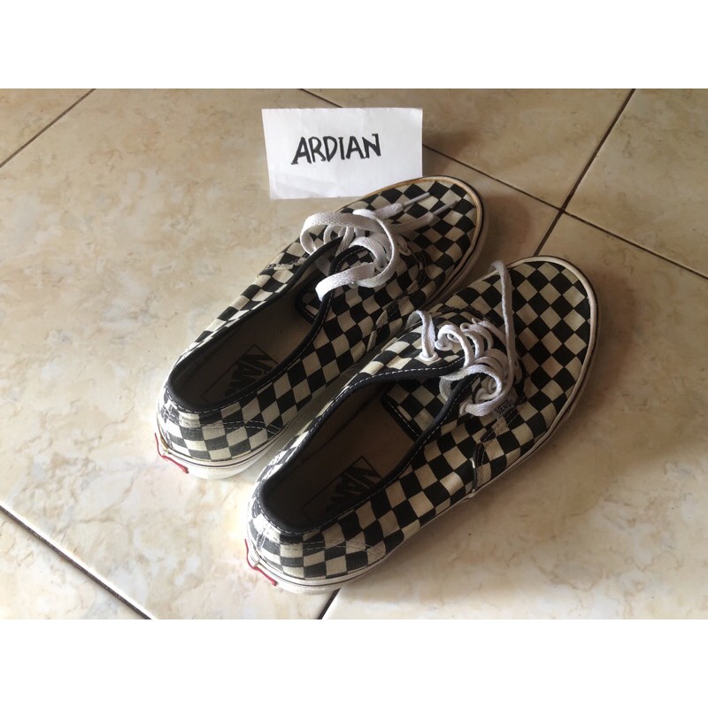 Vans authentic checkerboard original (second/bekas)