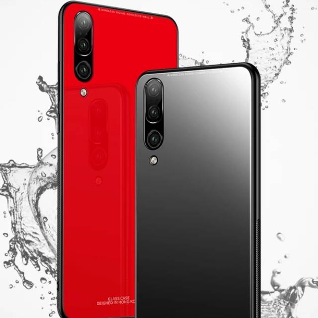 SAMSUNG A9 2018 CASE FUZE GLASS HARD CASE CASING TEMPERED GLASS SAMSUNG A950 A9 2018