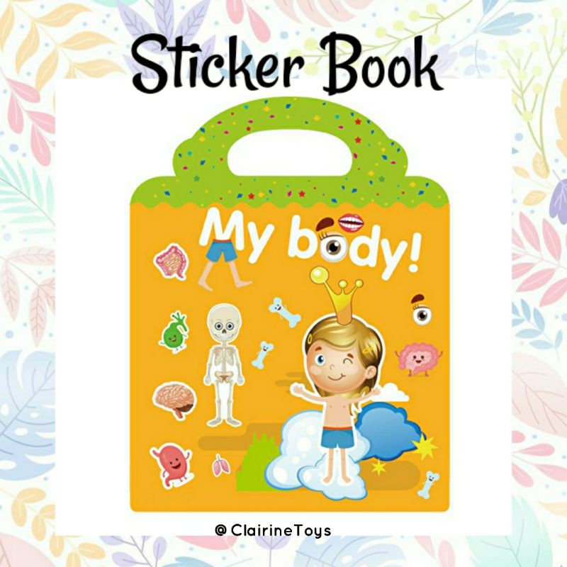 

REUSABLE STICKER BOOK - BUKU STIKER ANAK