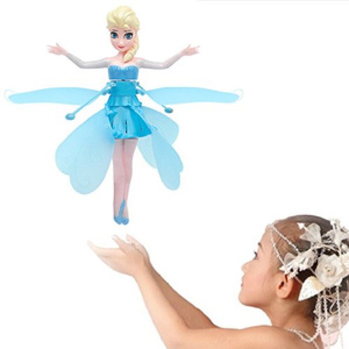  Mainan  Flying Frozen  dolls Boneka Elsa bisa terbang  