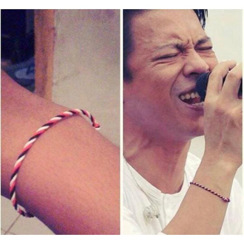 gelang tridatu asli bali / gelang cowok / gelang unisex / gelang ariel noah