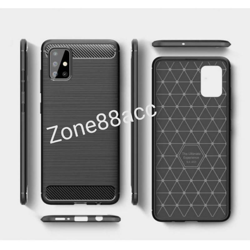 Vivo V17 V19 Silicon Case Softcase iPAKY Carbon Casing Cover TPU