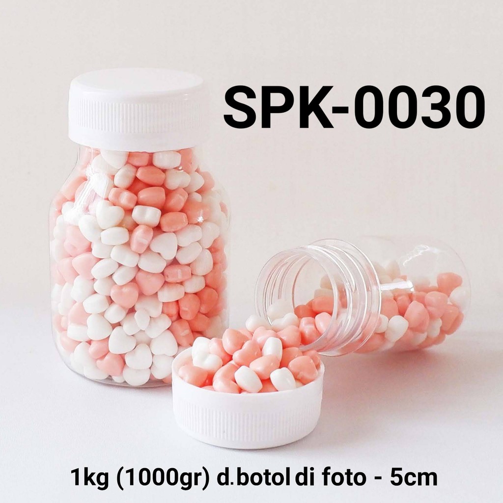 

SPK-0030 Sprinkles sprinkle sprinkel 1kg 1 kg kilo hati putih peach yamama baking grosir murah sprinkles cake dekorasi mutiara trimit decoration story sprinklestory sprinklesstory sprinkle story yamama baking