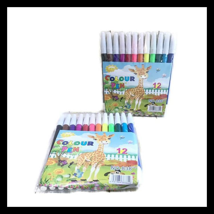 

Spidol 12 Warna 838 Colour Pen Terbaik