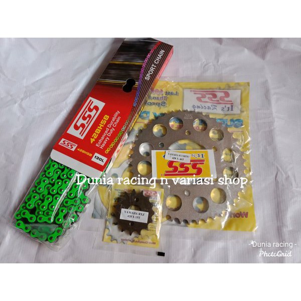 berkualitas     Gear set SSS original motor CB150R CBR150 new Vixion lama vixion new R15 megapro