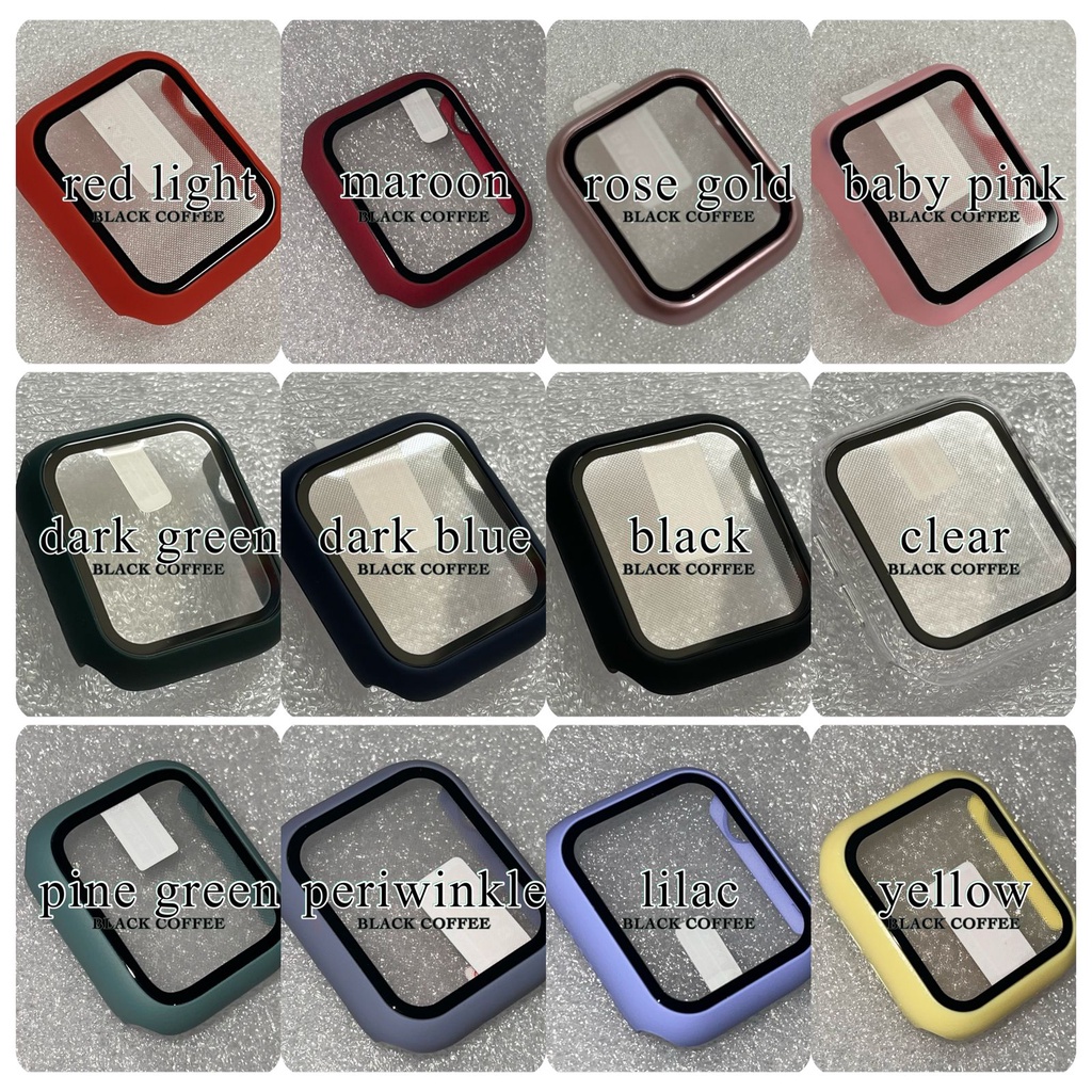 CLASSIC hard case APPLE WATCH SERI 8 / 7 (41mm / 45mm) SERI SE GEN 2 / GEN 1 (2020 / 2022) SERI 6 / 5 / 4 (40mm / 44mm) SERI 3 / 2 / 1 (38mm / 42mm) CASE dan ANTI GORES