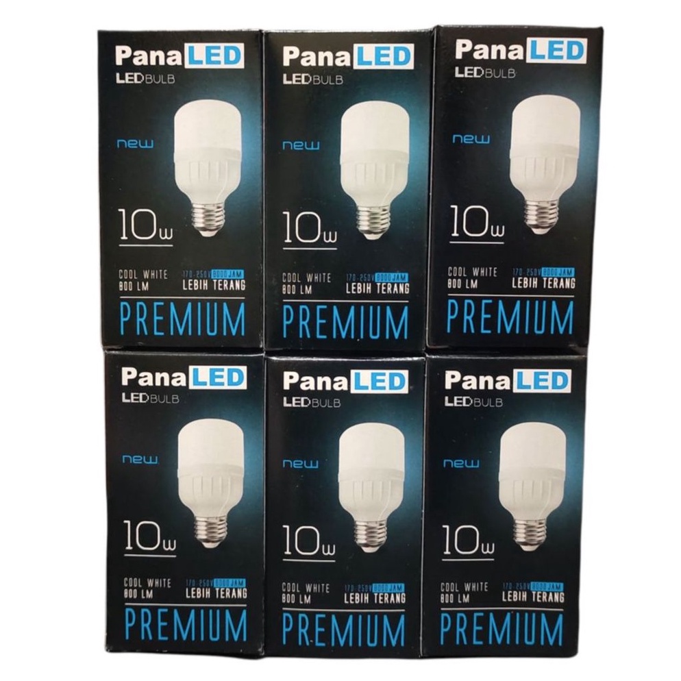 Paket 6 Pcs PANALED Premium Lampu LED Capsule 10 Watt