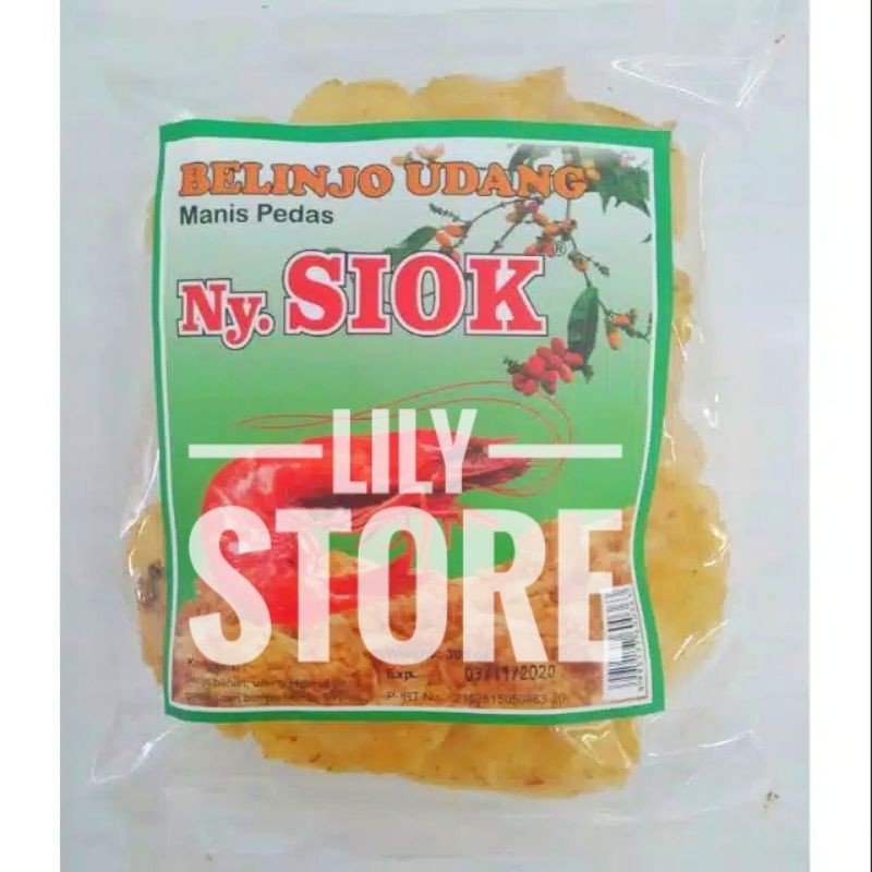 

Belinjo / Blinjo Udang Ny. Siok / Ny Siok Manis Pedas 300g