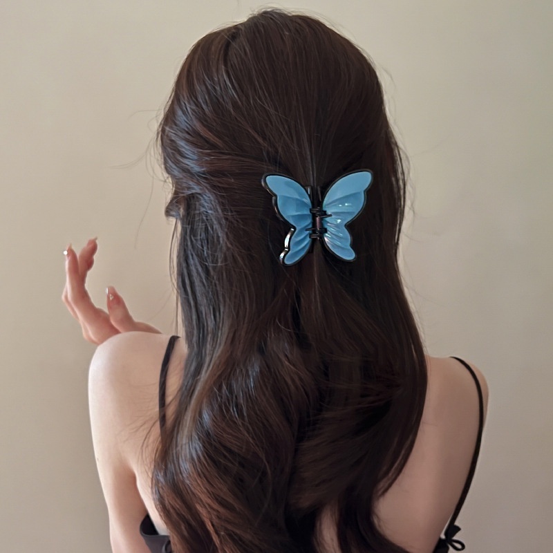 Butterfly Jepit Rambut Bentuk Kupu-Kupu / Hiu Model Simple