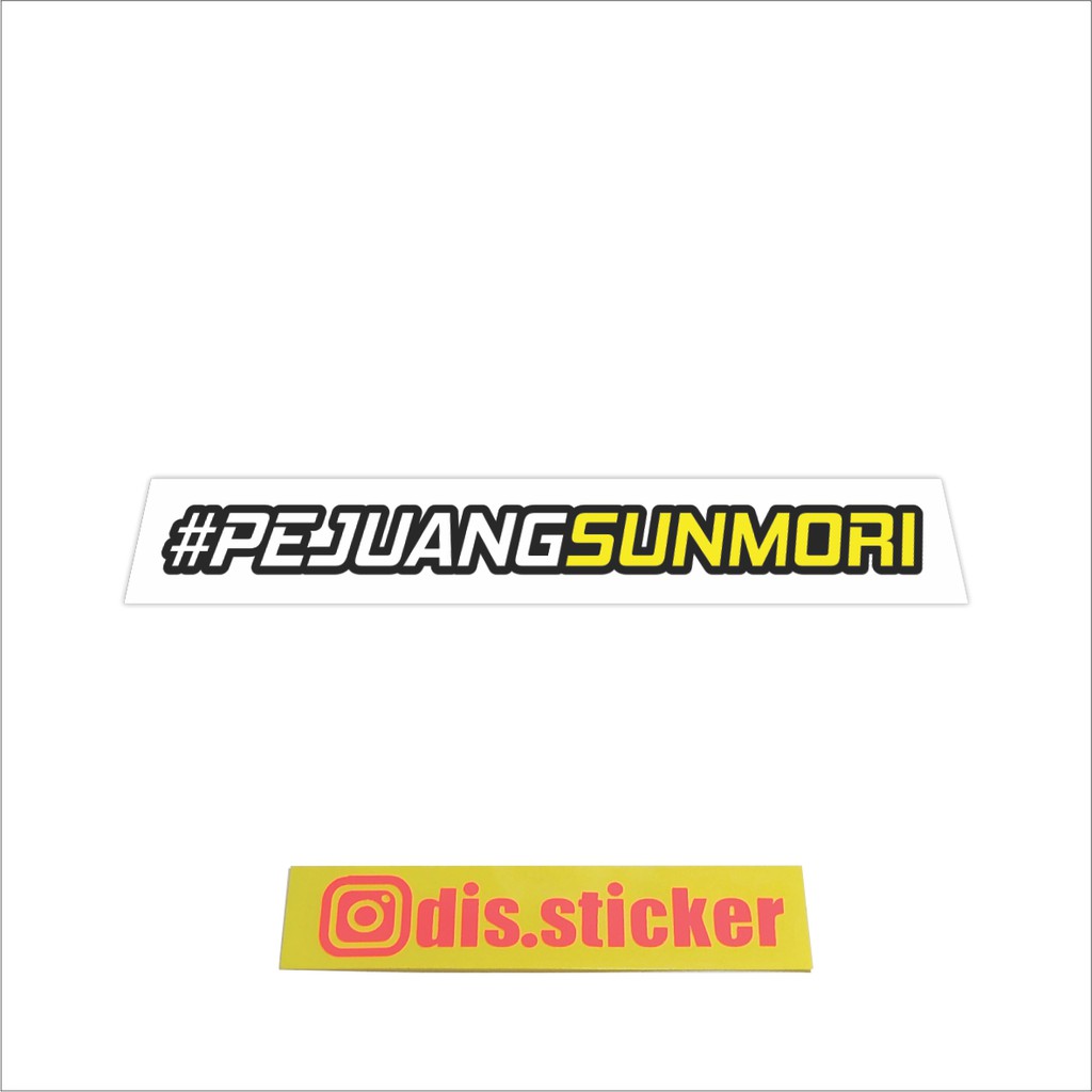 Stiker Cutting Pejuang Sunmori