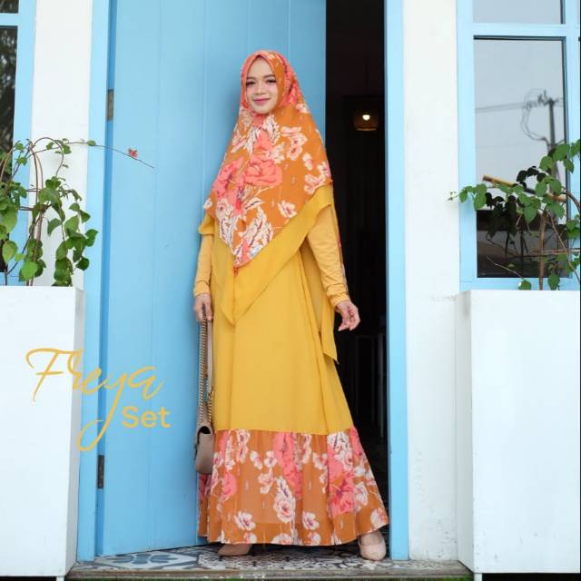 Freya set dress fatimasyari.bydeasynirwani