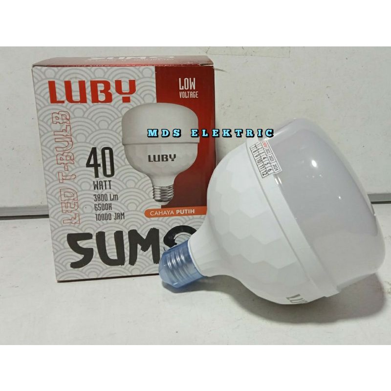 LAMPU LED LUBY SUMO CAPSULE CAHAYA PUTIH 12W, 16W, 22W, 30W, 40W ORIGINAL PRODUK LUBY