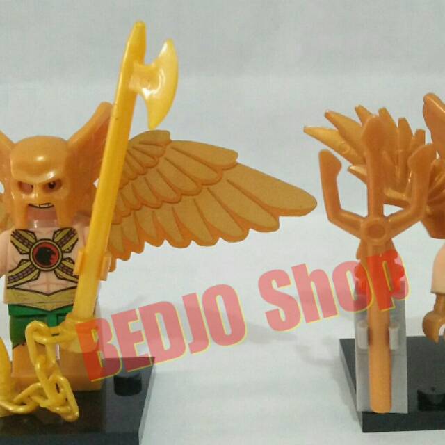 Lego Mini Figure HAWKMAN DC Comics 2 in 1