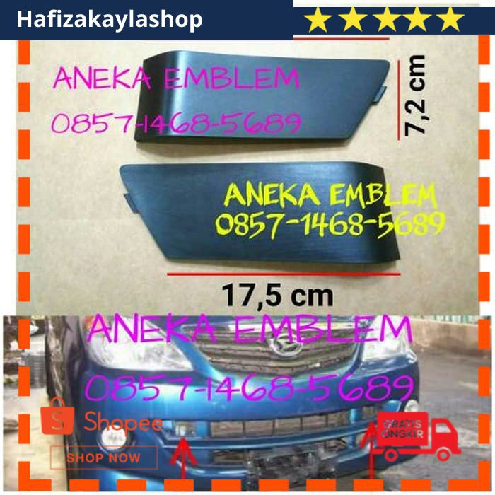 Part mobil ( original )tutup bumper/tutup bemper avanza type S/xenia non vvti zn 529