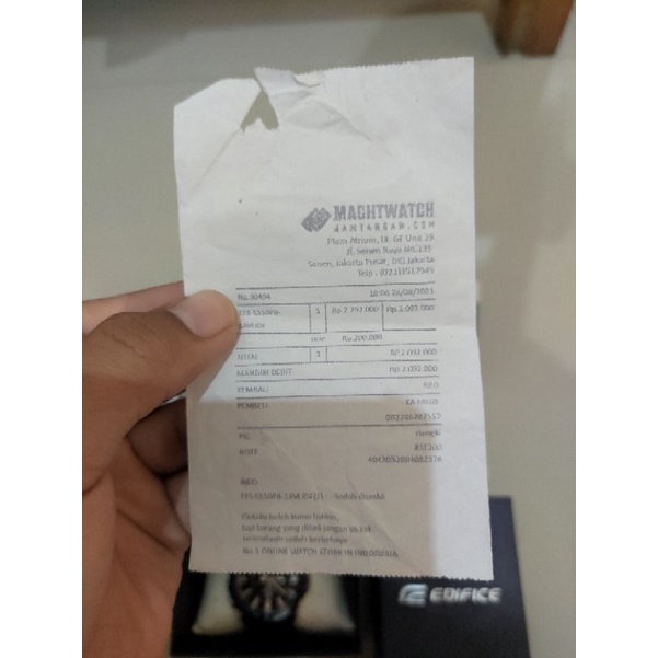 Casio Edifice EFS-S550