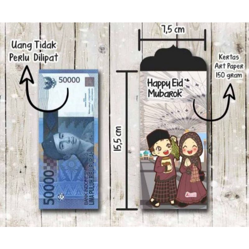 

amplop lebaran unyu uk besar isi 8pcs