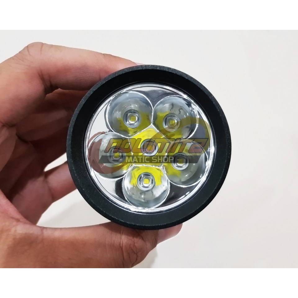 Lampu Sorot Cree LED L6X 60 Watt 6 Titik NMAX XMAX Aerox 155 Lexi PCX