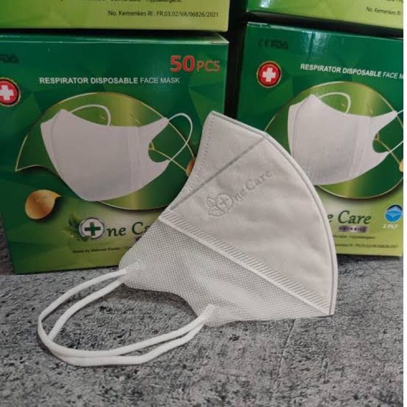 MASKER DUCKBILL ONE CARE ISI 50 PCS / BOX