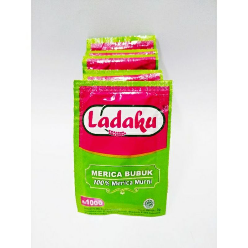 

Ladaku Merica Murni 1renceng 12sachet