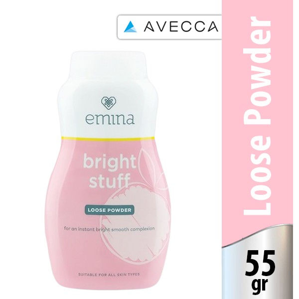 Emina Bright Stuff Loose Powder 55 Gr Bedak Emina Bedak Tabur Shopee Indonesia